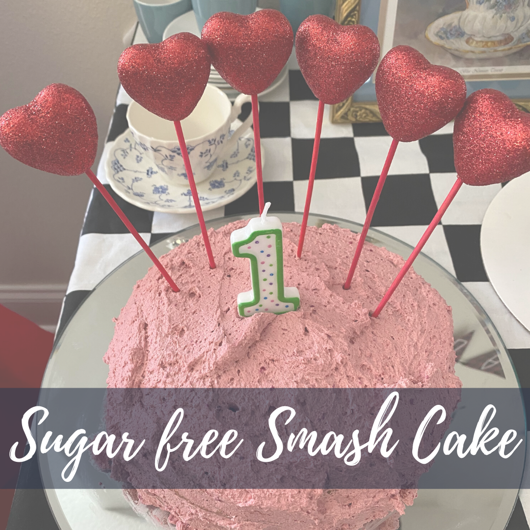 Easy Sugar Free Smash Cake and Frosting Recipe