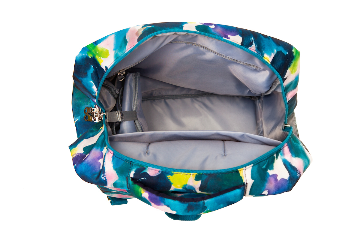 breast pump bag for exclusive pumpers, Sarah Wells Kelly side opening