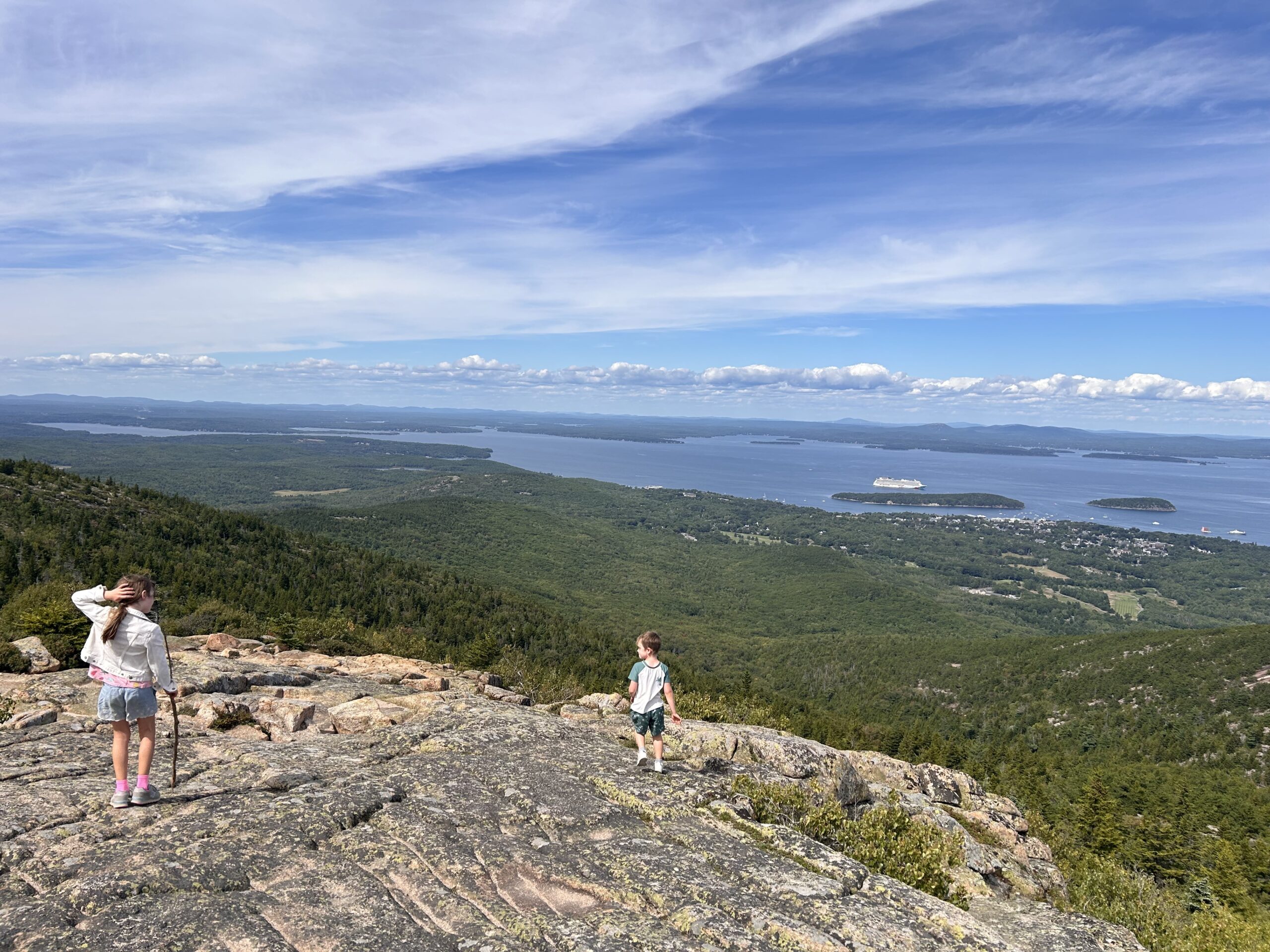 View from the summit of Cadillac Mountain